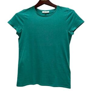Madewell Classic Crewneck Tee – Green –‎ NWT Size XS